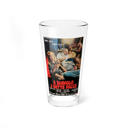 THE DEVIL WITH SEVEN FACES (2) 1971 Movie Poster - Pint Glass 16oz-16oz-Go Mug Yourself