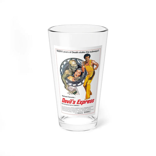 THE DEVIL'S EXPRESS 1976 Movie Poster - Pint Glass 16oz-16oz-Go Mug Yourself