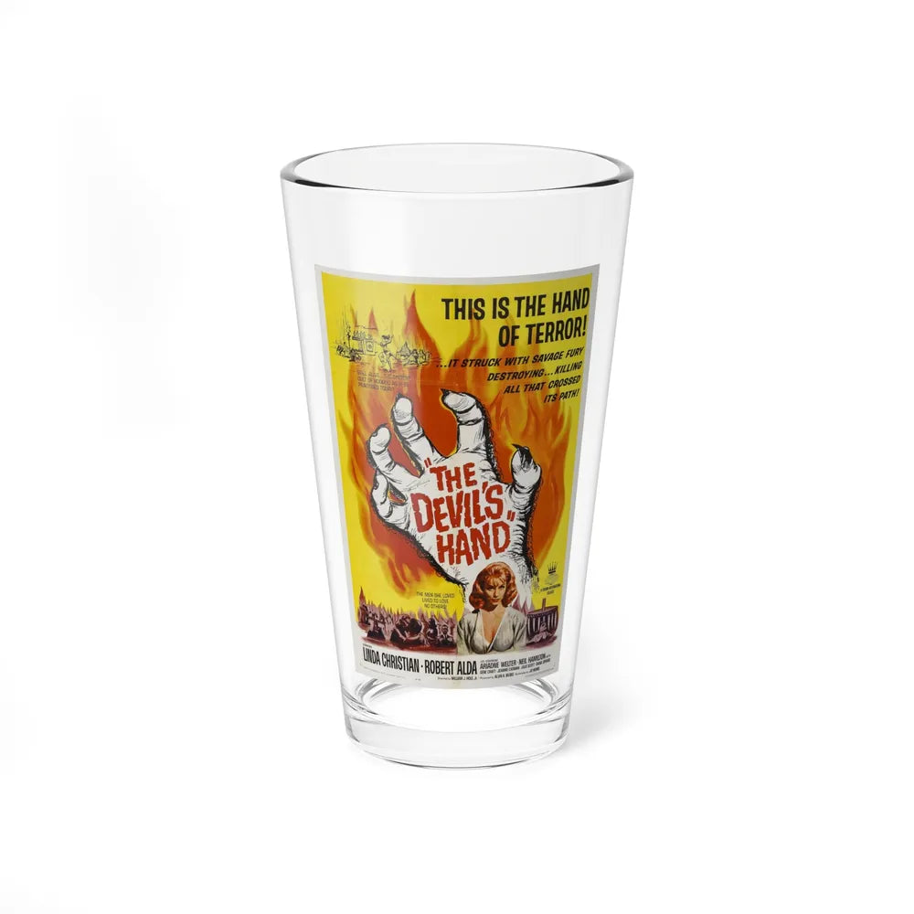 THE DEVIL'S HAND 1961 Movie Poster - Pint Glass 16oz-16oz-Go Mug Yourself