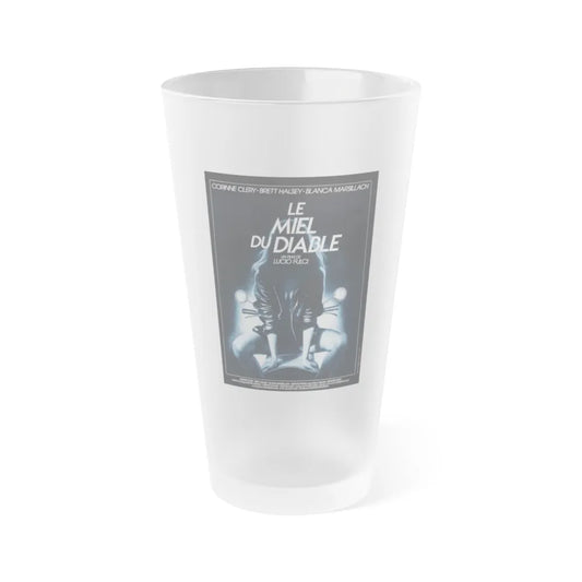 THE DEVIL'S HONEY (FRENCH) 1986 Movie Poster - Frosted Pint Glass 16oz-16oz-Frosted-Go Mug Yourself