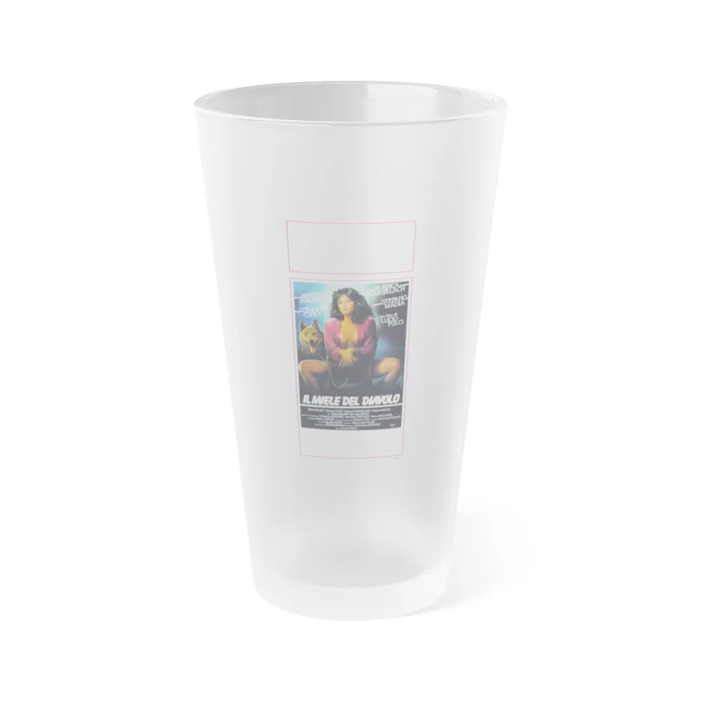 THE DEVIL'S HONEY (ITALIAN) 1986 Movie Poster - Frosted Pint Glass 16oz-16oz-Frosted-Go Mug Yourself