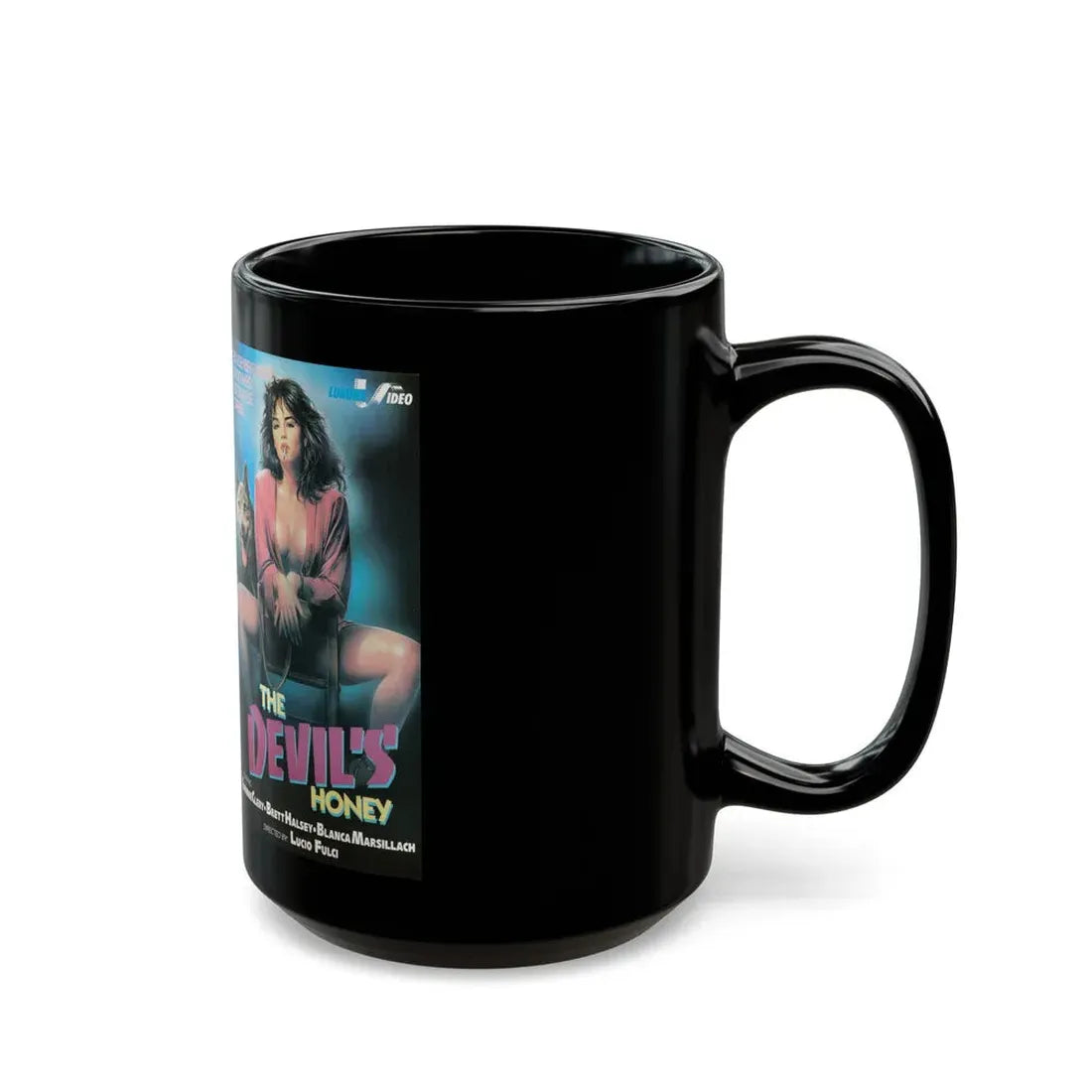 THE DEVILS HONEY LUCIO FULCI (VHS COVER) - Black Coffee Mug - Go Mug Yourself