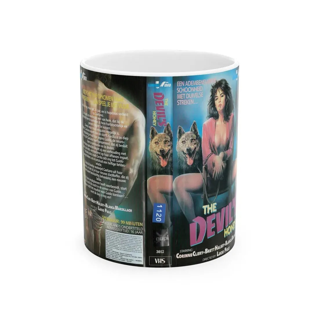 THE DEVILS HONEY LUCIO FULCI (VHS COVER) - White Coffee Mug 11oz - Go Mug Yourself