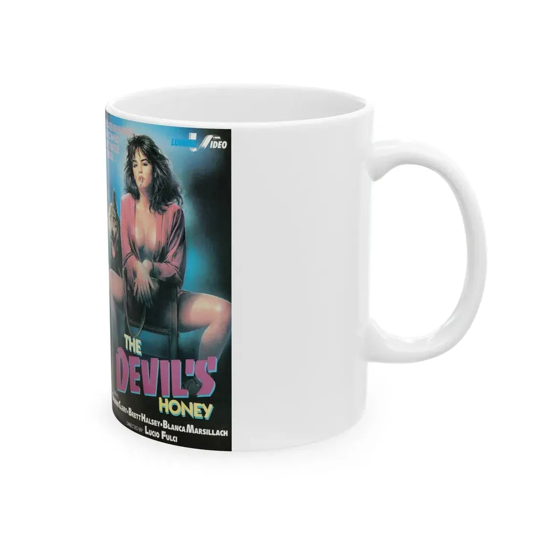THE DEVILS HONEY LUCIO FULCI (VHS COVER) - White Coffee Mug - Go Mug Yourself