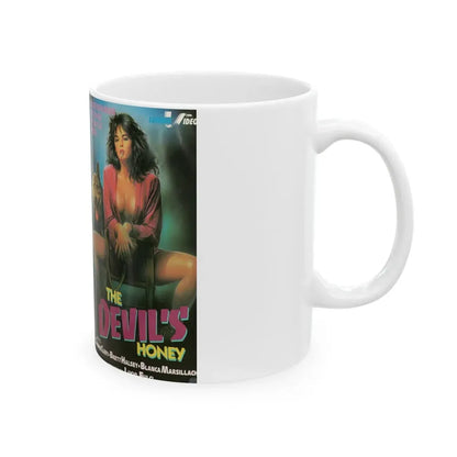 THE DEVILS HONEY (VHS COVER) - White Coffee Mug - Go Mug Yourself