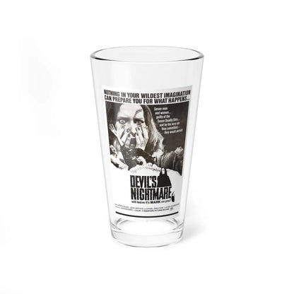 THE DEVIL'S NIGHTMARE 1971 Movie Poster - Pint Glass 16oz-16oz-Go Mug Yourself