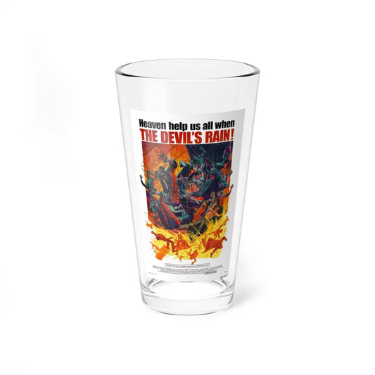 THE DEVIL'S RAIN 1975 Movie Poster - Pint Glass 16oz-16oz-Go Mug Yourself