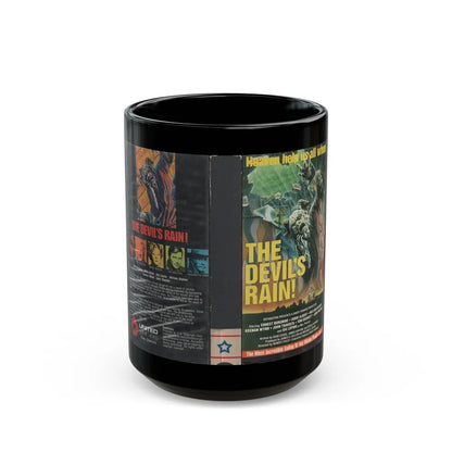 THE DEVILS RAIN WILLIAM SHATNER (VHS COVER) - Black Coffee Mug-15oz-Go Mug Yourself