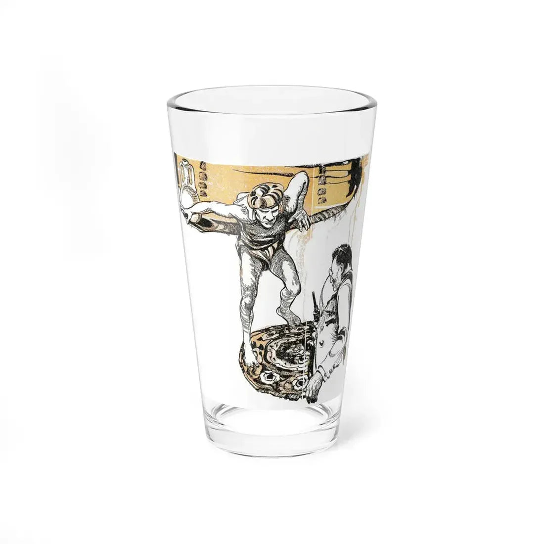 The Dhow that Sailed to Nowhere (4), Bluebook, January 1933 (Magazine Illustration) Pint Glass 16oz 16oz - Go Mug Yourself