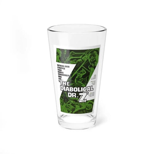 THE DIABOLICAL DR. Z 1966 Movie Poster - Pint Glass 16oz 16oz - Go Mug Yourself