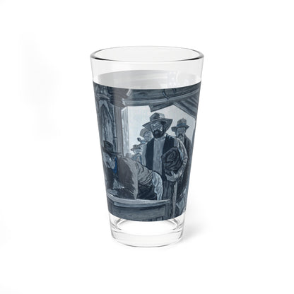 The Dictator of Skagway, Cavalier magazine, February 1957 (Magazine Illustration) Pint Glass 16oz-Go Mug Yourself