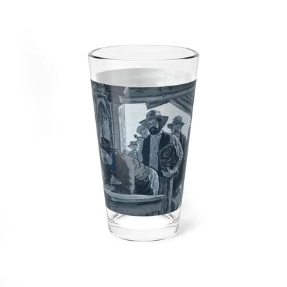 The Dictator of Skagway, Cavalier magazine, February 1957 (Magazine Illustration) Pint Glass 16oz - Go Mug Yourself