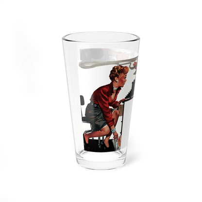 The Difficult Age, Collier's, November 5, 1949 (Magazine Illustration) Pint Glass 16oz-Go Mug Yourself