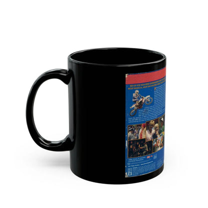 THE DIRT BIKE KID (VHS COVER) - Black Coffee Mug-Go Mug Yourself