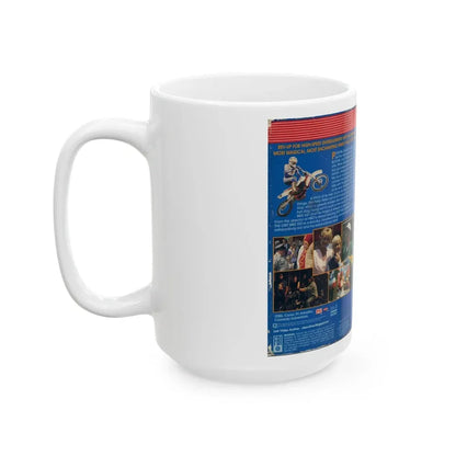 THE DIRT BIKE KID (VHS COVER) - White Coffee Mug - Go Mug Yourself