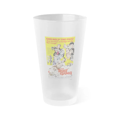 THE DIRT GANG 1972 Movie Poster - Frosted Pint Glass 16oz 16oz Frosted - Go Mug Yourself