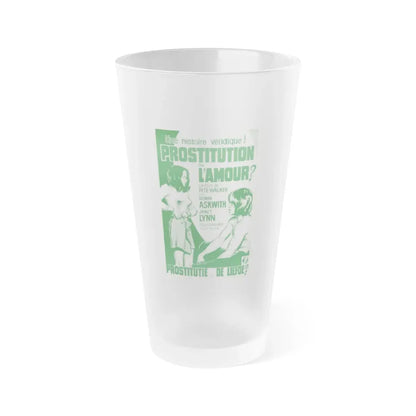 THE DIRTIEST GIRL I'VE EVER MET (BELGIAN) 1970 Movie Poster - Frosted Pint Glass 16oz 16oz Frosted - Go Mug Yourself