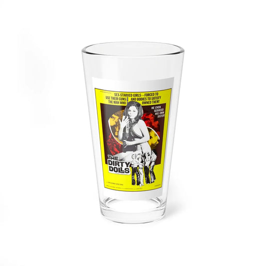 THE DIRTY DOLLS 1973 Movie Poster - Pint Glass 16oz-16oz-Go Mug Yourself