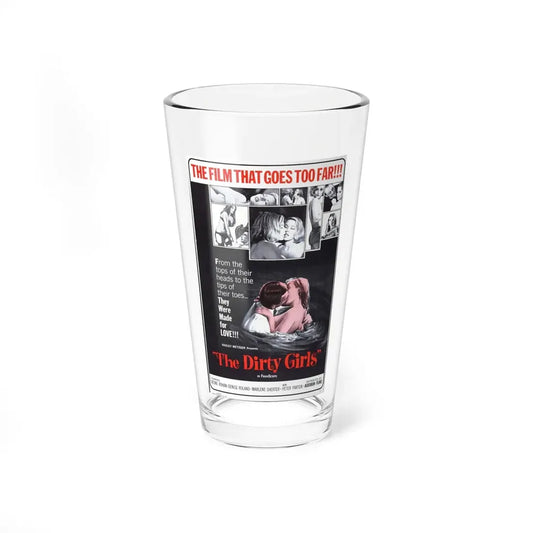 THE DIRTY GIRLS 1965 Movie Poster - Pint Glass 16oz 16oz - Go Mug Yourself