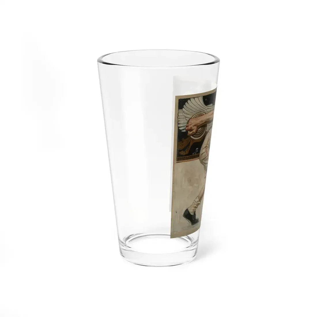 The Discus Thrower, The American Victory at Athens, Collier's  magazine cover, June 9, 1906 (Magazine Illustration) Pint Glass 16oz - Go Mug Yourself