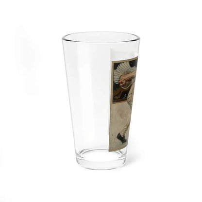 The Discus Thrower, The American Victory at Athens, Collier's  magazine cover, June 9, 1906 (Magazine Illustration) Pint Glass 16oz - Go Mug Yourself