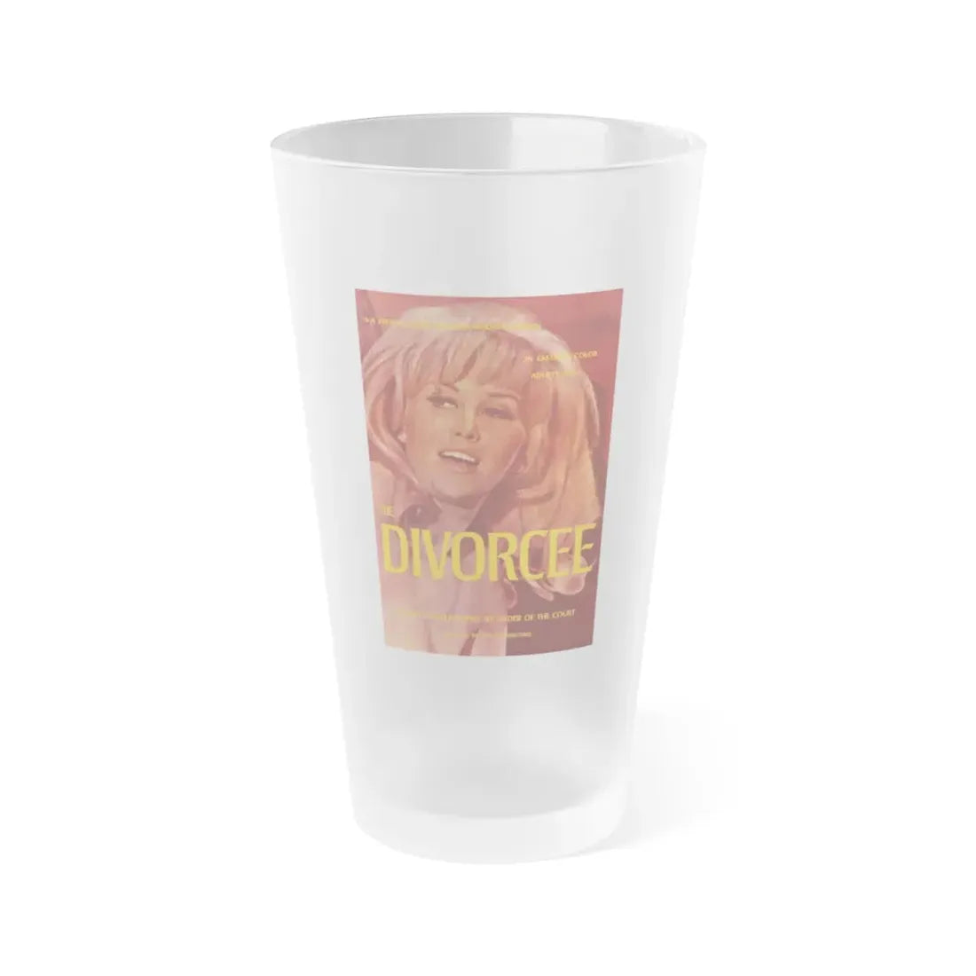 THE DIVORCEE 1930 Movie Poster - Frosted Pint Glass 16oz 16oz Frosted - Go Mug Yourself