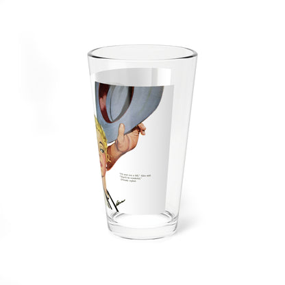 The Doctor Was A Dame, 1956 (Magazine Illustration) Pint Glass 16oz-Go Mug Yourself