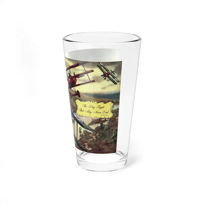 The Dog Fight That May Never End, Cavalier magazine, January 1961 (Magazine Illustration) Pint Glass 16oz - Go Mug Yourself