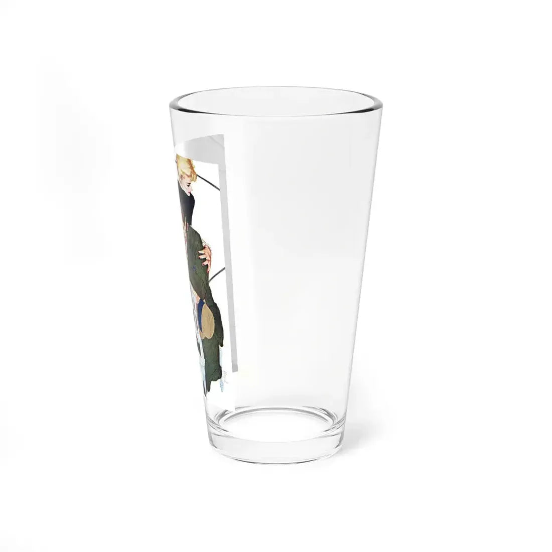 The Dog On The Gray Flannel Leash, Good Housekeeping, November 1956 (Magazine Illustration) Pint Glass 16oz - Go Mug Yourself