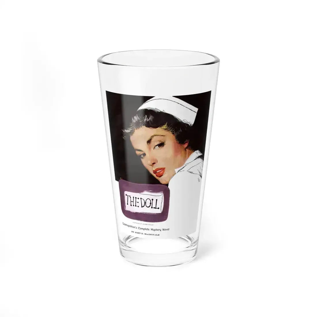 The Doll (1), Cosmopolitan Illustration, November 1952 (Magazine Illustration) Pint Glass 16oz 16oz - Go Mug Yourself