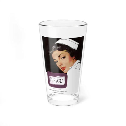 The Doll (1), Cosmopolitan Illustration, November 1952 (Magazine Illustration) Pint Glass 16oz 16oz - Go Mug Yourself