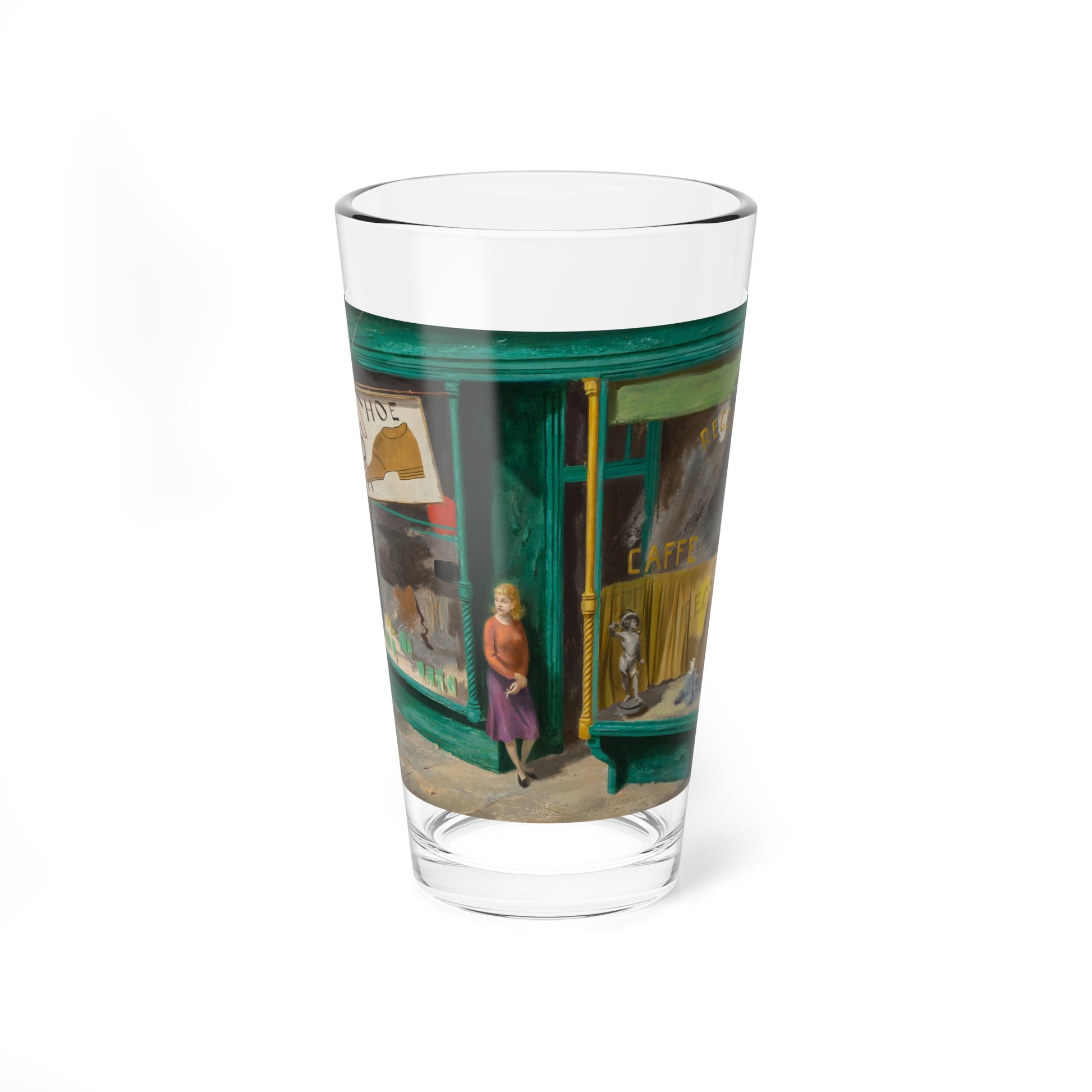 The Doorway, 1948 (Magazine Illustration) Pint Glass 16oz-16oz-Go Mug Yourself