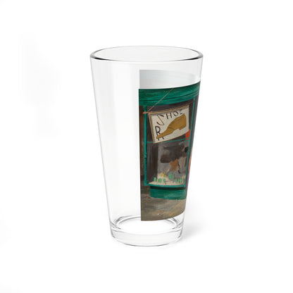 The Doorway, 1948 (Magazine Illustration) Pint Glass 16oz-Go Mug Yourself