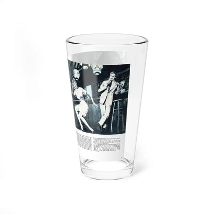 The Double Standard, Climax magazine, March 1959 (Magazine Illustration) Pint Glass 16oz - Go Mug Yourself