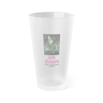 THE DRACULA SAGA (ITALIAN) 1972 Movie Poster - Frosted Pint Glass 16oz 16oz Frosted - Go Mug Yourself