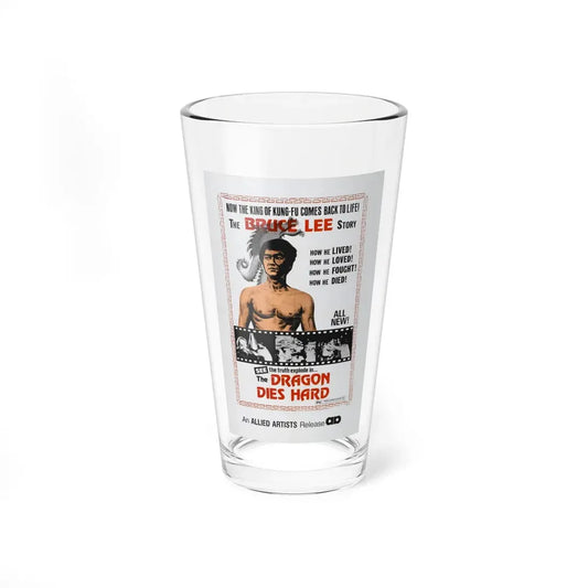 THE DRAGON DIES HARD 1974 Movie Poster - Pint Glass 16oz 16oz - Go Mug Yourself