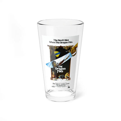 THE DRAGON FLIES (THE MAN FROM HONG KONG) 1975 Movie Poster - Pint Glass 16oz-16oz-Go Mug Yourself