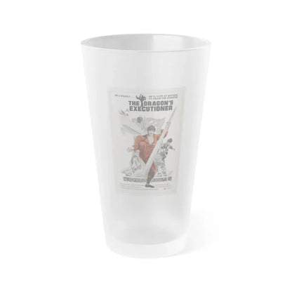 THE DRAGON'S EXECUTIONER 1972 Movie Poster - Frosted Pint Glass 16oz 16oz Frosted - Go Mug Yourself