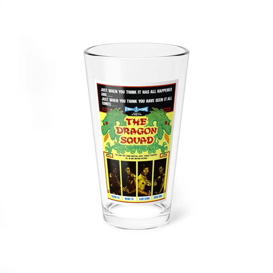 THE DRAGON SQUAD 1974 Movie Poster - Pint Glass 16oz-16oz-Go Mug Yourself