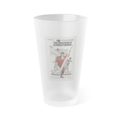 THE DRAGON'S EXECUTIONER 1972 Movie Poster - Frosted Pint Glass 16oz-16oz-Frosted-Go Mug Yourself