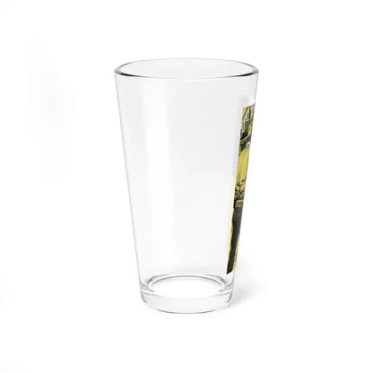 The Draw at Arroyo Blanco, Collier's, October 4, 1952 (Magazine Illustration) Pint Glass 16oz - Go Mug Yourself