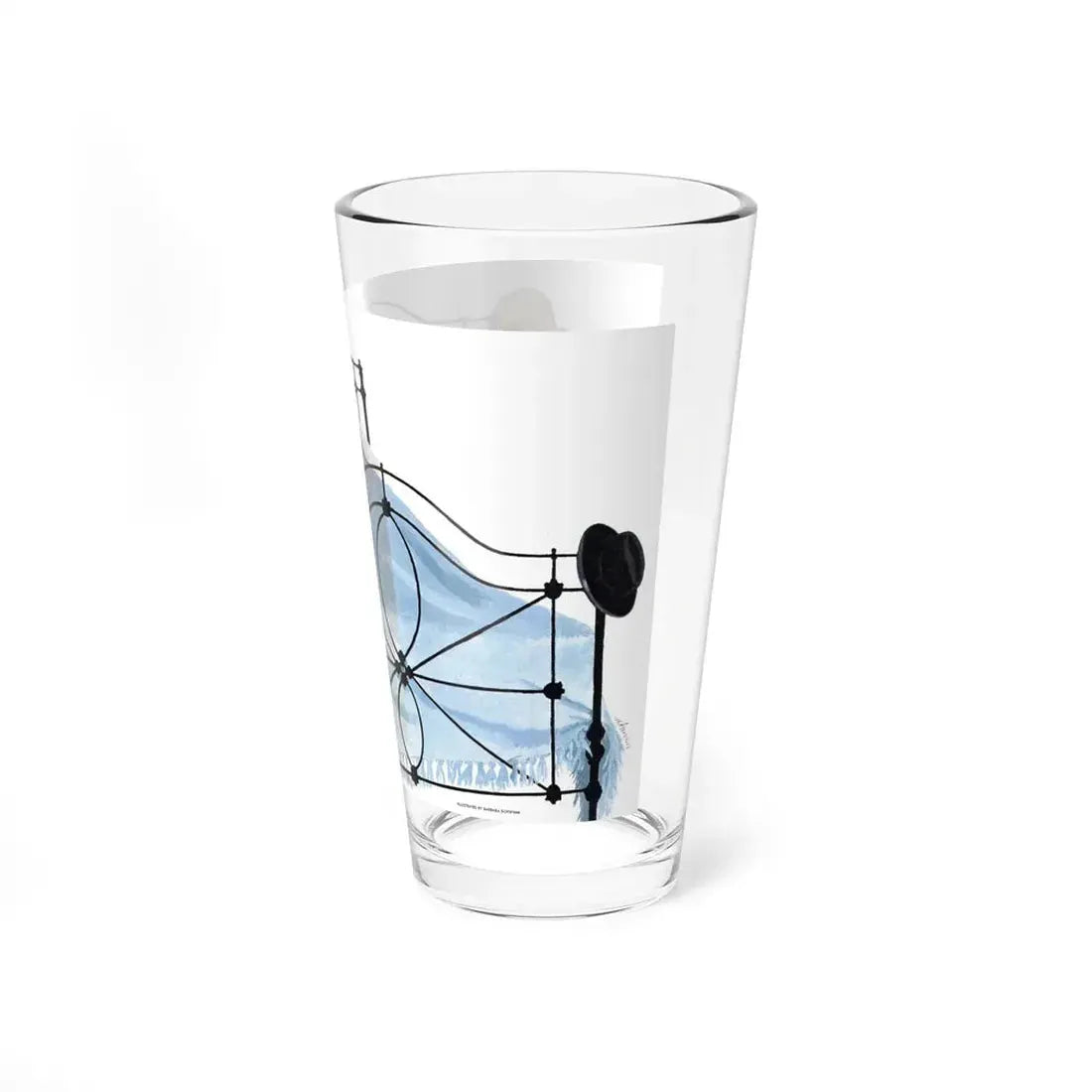 The Dream of the Black Horse, Collier's, December 20, 1952 (Magazine Illustration) Pint Glass 16oz - Go Mug Yourself