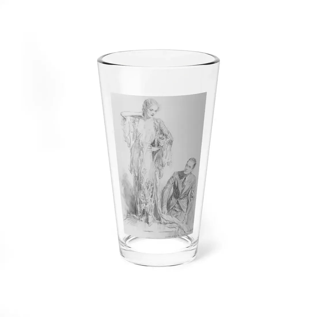 The Dress (Magazine Illustration) Pint Glass 16oz 16oz - Go Mug Yourself