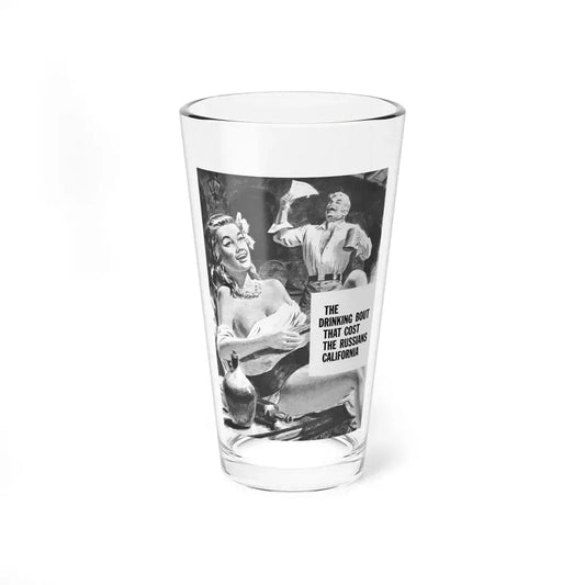 The Drinkin Bout That Cost The Russians California, Men In Adventure, Sept 1969 (Magazine Illustration) Pint Glass 16oz 16oz - Go Mug Yourself