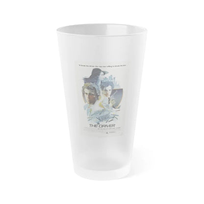 THE DRIVER 1978 Movie Poster - Frosted Pint Glass 16oz-16oz-Frosted-Go Mug Yourself