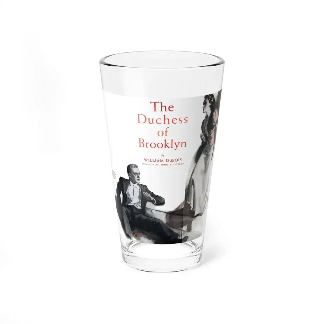 The Duches of Brooklyn (1), Redbook, January 1938 (Magazine Illustration) Pint Glass 16oz 16oz - Go Mug Yourself