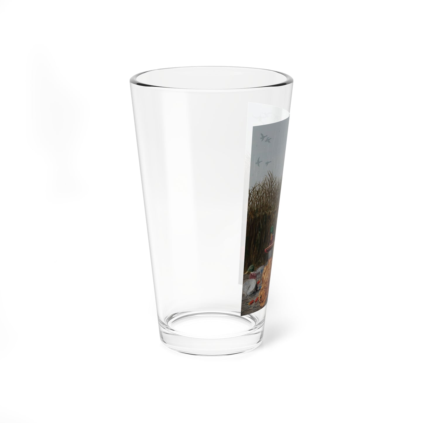 The Duck Hunter (Magazine Illustration) Pint Glass 16oz-Go Mug Yourself