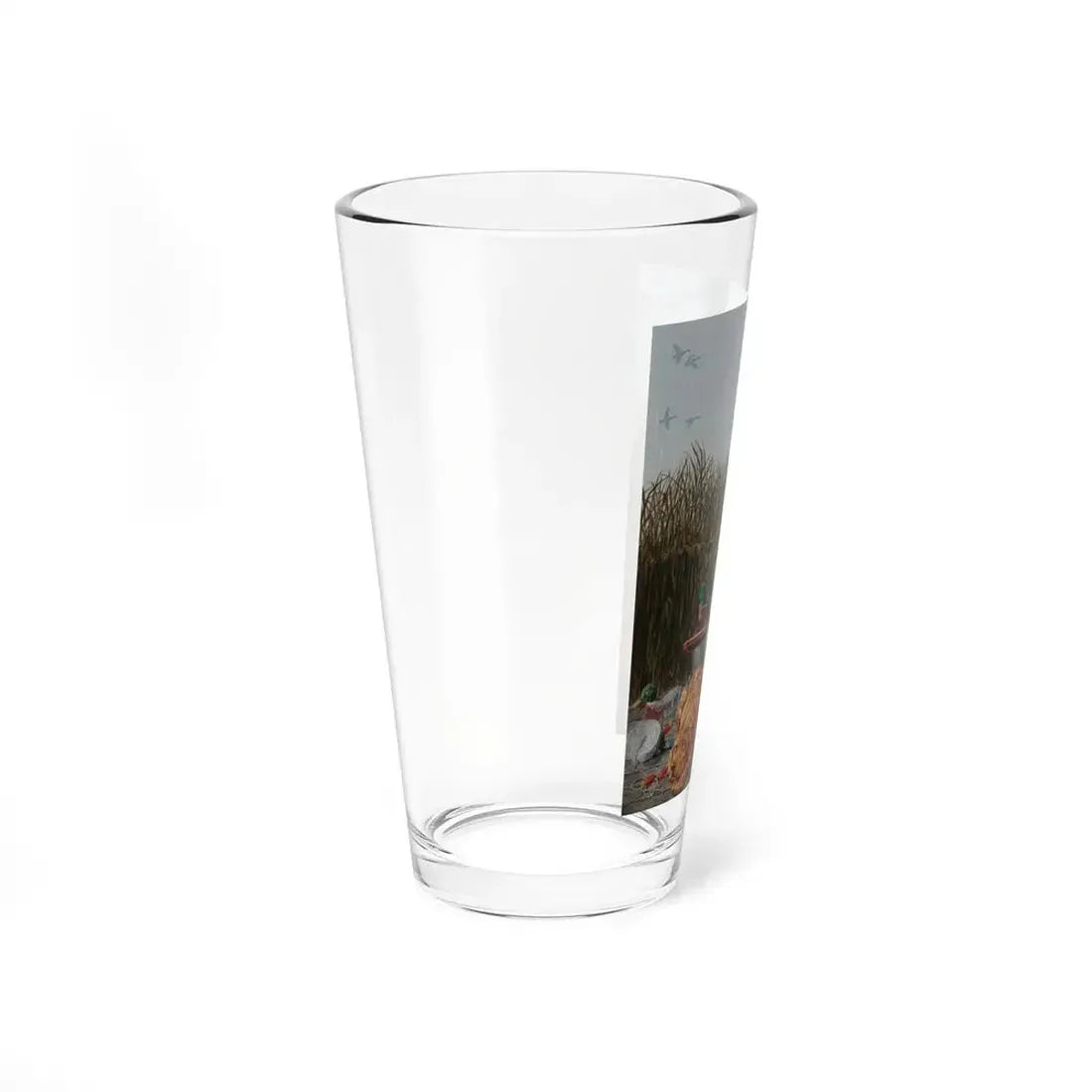 The Duck Hunter (Magazine Illustration) Pint Glass 16oz - Go Mug Yourself