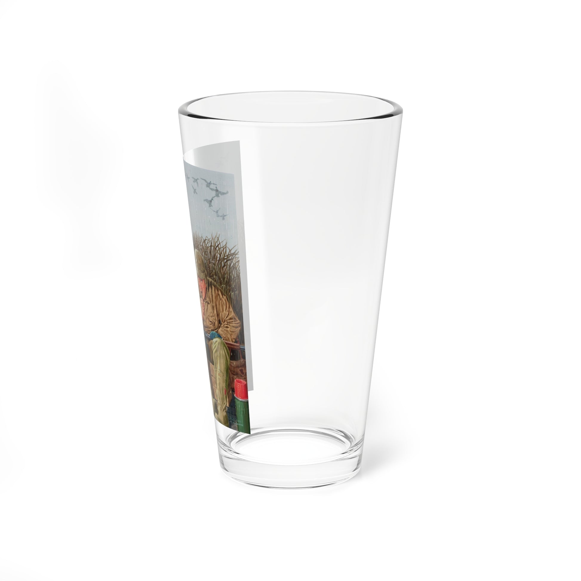 The Duck Hunter (Magazine Illustration) Pint Glass 16oz-Go Mug Yourself