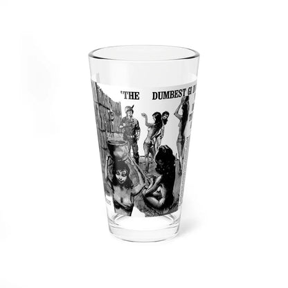 The Dumbest GI In Korea', True Men Stories, February 1972 (Magazine Illustration) Pint Glass 16oz 16oz - Go Mug Yourself